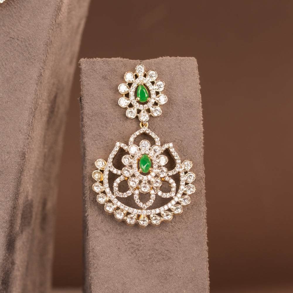 CZ Necklace and Earring