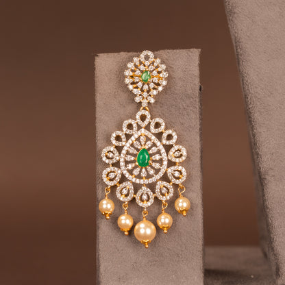 CZ Necklace and Earring