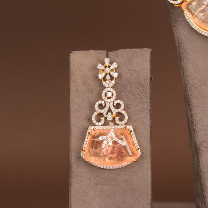 CZ Necklace and Earring