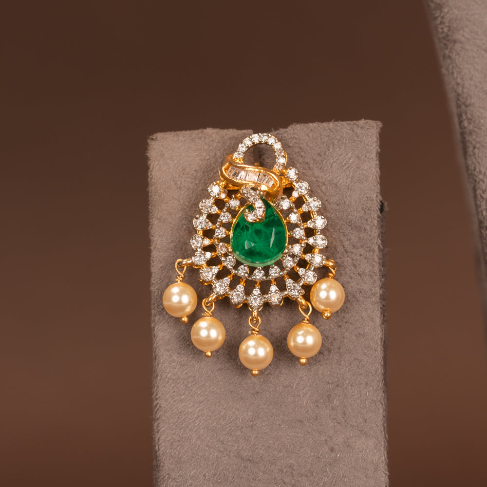 CZ Necklace and Earring