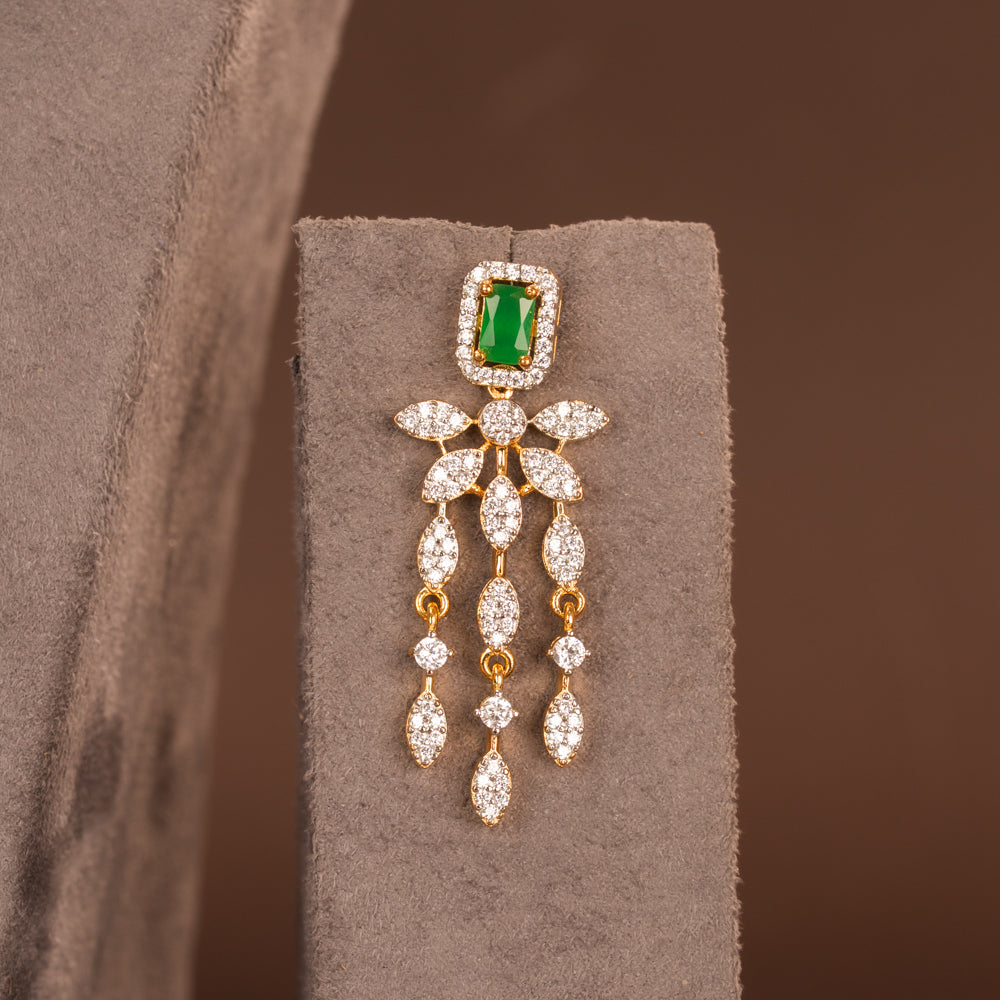 CZ Necklace and Earring