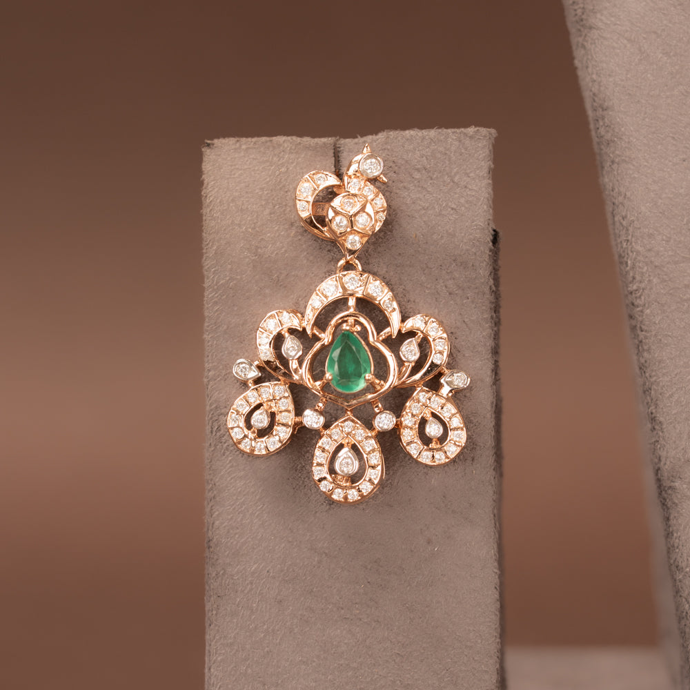 CZ Necklace and Earring