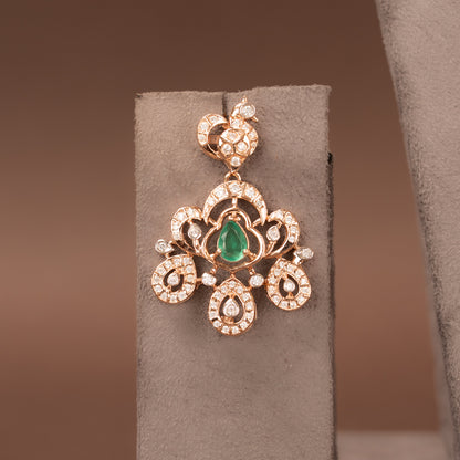CZ Necklace and Earring