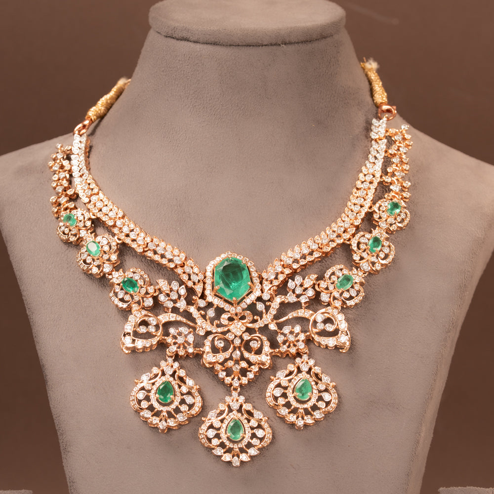 CZ Necklace and Earring