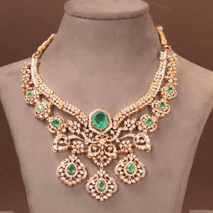 CZ Necklace and Earring