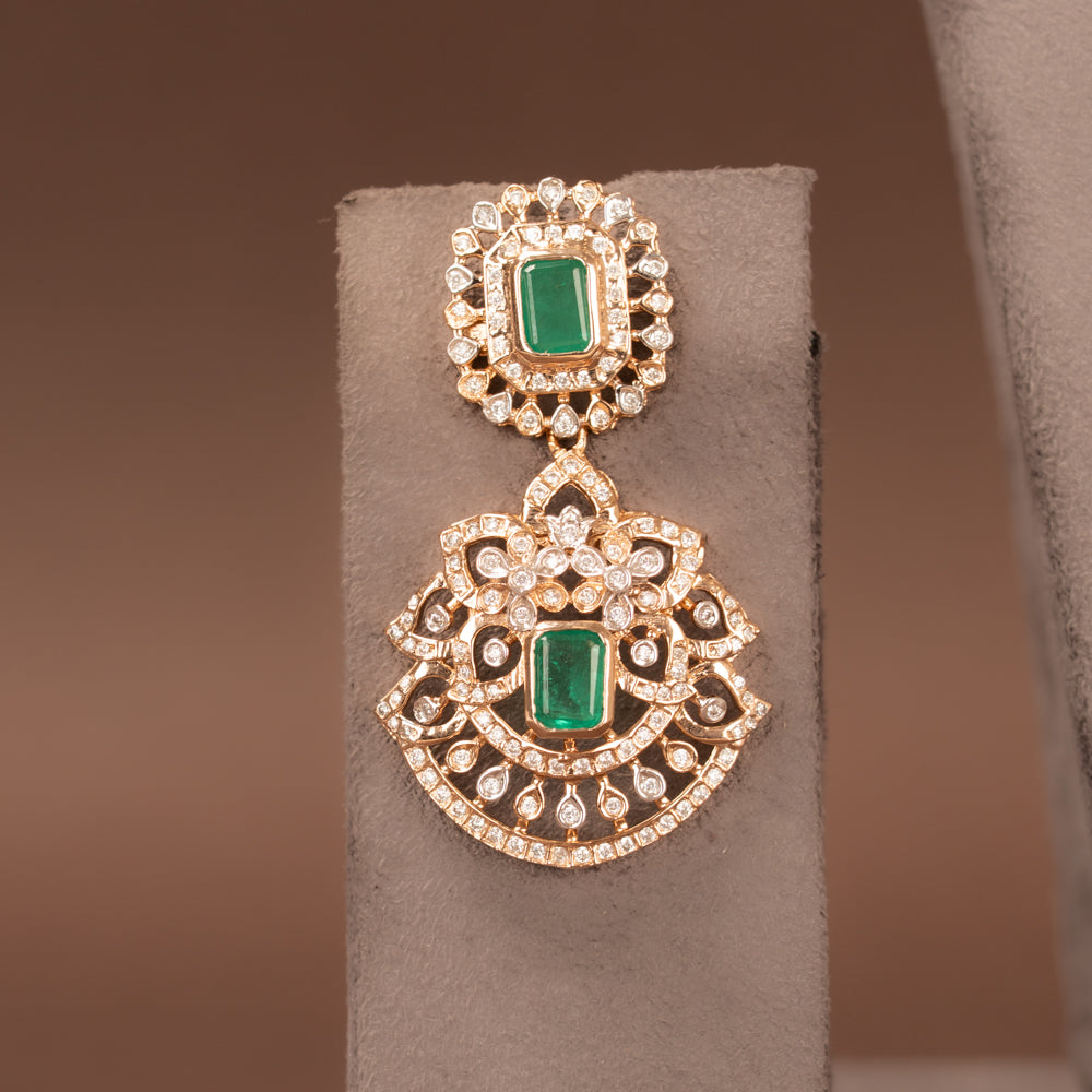 CZ Necklace and Earring