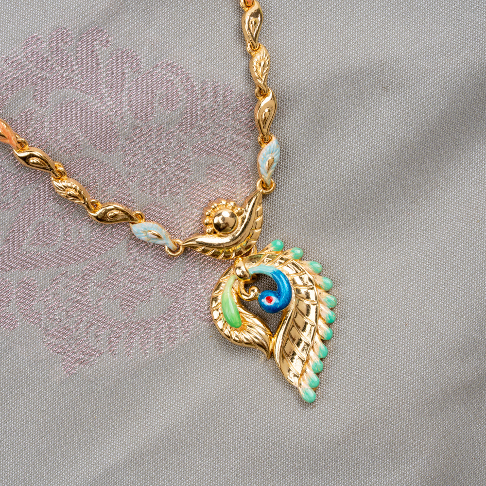 Mayilvalai Necklace &amp; stud