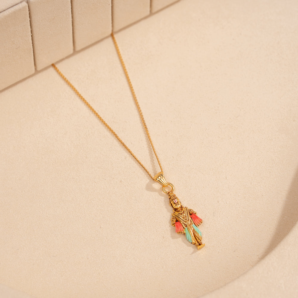 Gold Plated Chain &amp; Pendant Set