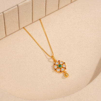 Gold Plated Chain &amp; Pendant Set