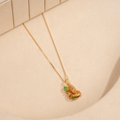 Gold Plated Chain &amp; Pendant Set