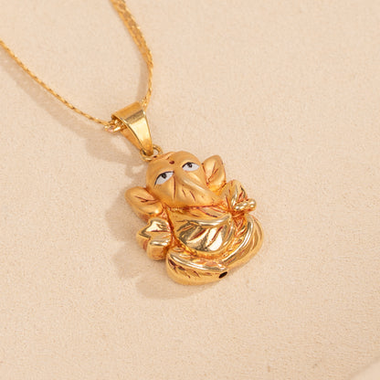 Gold Plated Chain &amp; Pendant Set