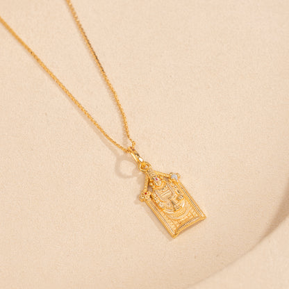 Gold Plated Chain &amp; Pendant Set