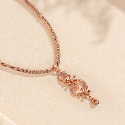 Rosegold Mesh Chain