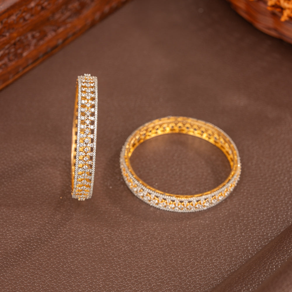 Kalpitha Cubic Zirconia Bangle