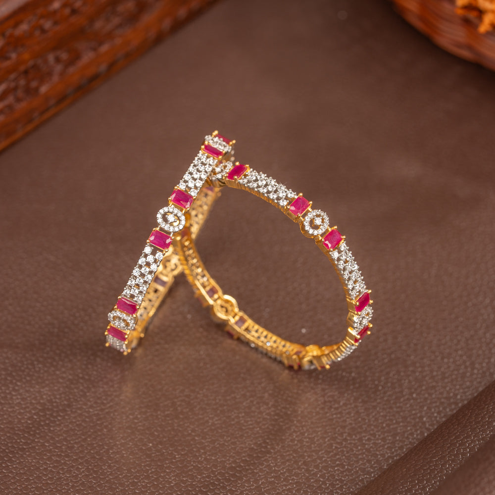 Sphatika Cubic Zirconia Bangle