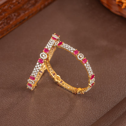 Sphatika Cubic Zirconia Bangle