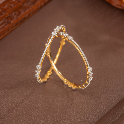 Ritambhara Cubic Zirconia Bangle