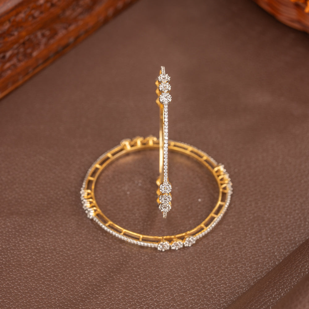 Ritambhara Cubic Zirconia Bangle