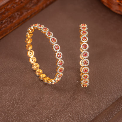 Aloka Cubic Zirconia Bangle