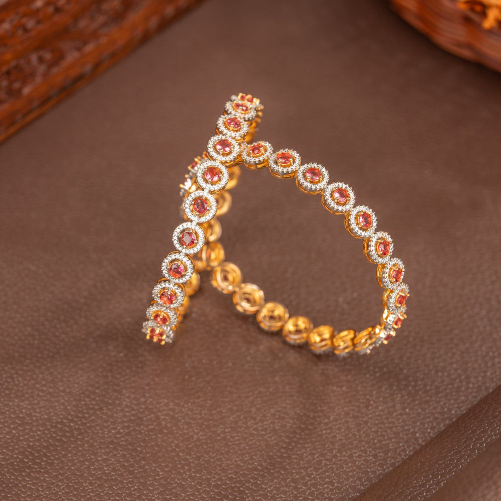 Aloka Cubic Zirconia Bangle
