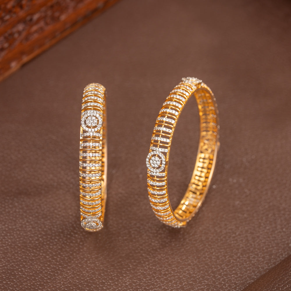 Padmika Cubic Zirconia Bangle