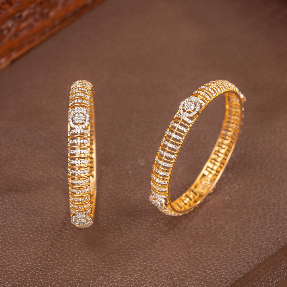 Padmika Cubic Zirconia Bangle