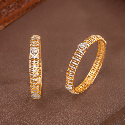 Padmika Cubic Zirconia Bangle