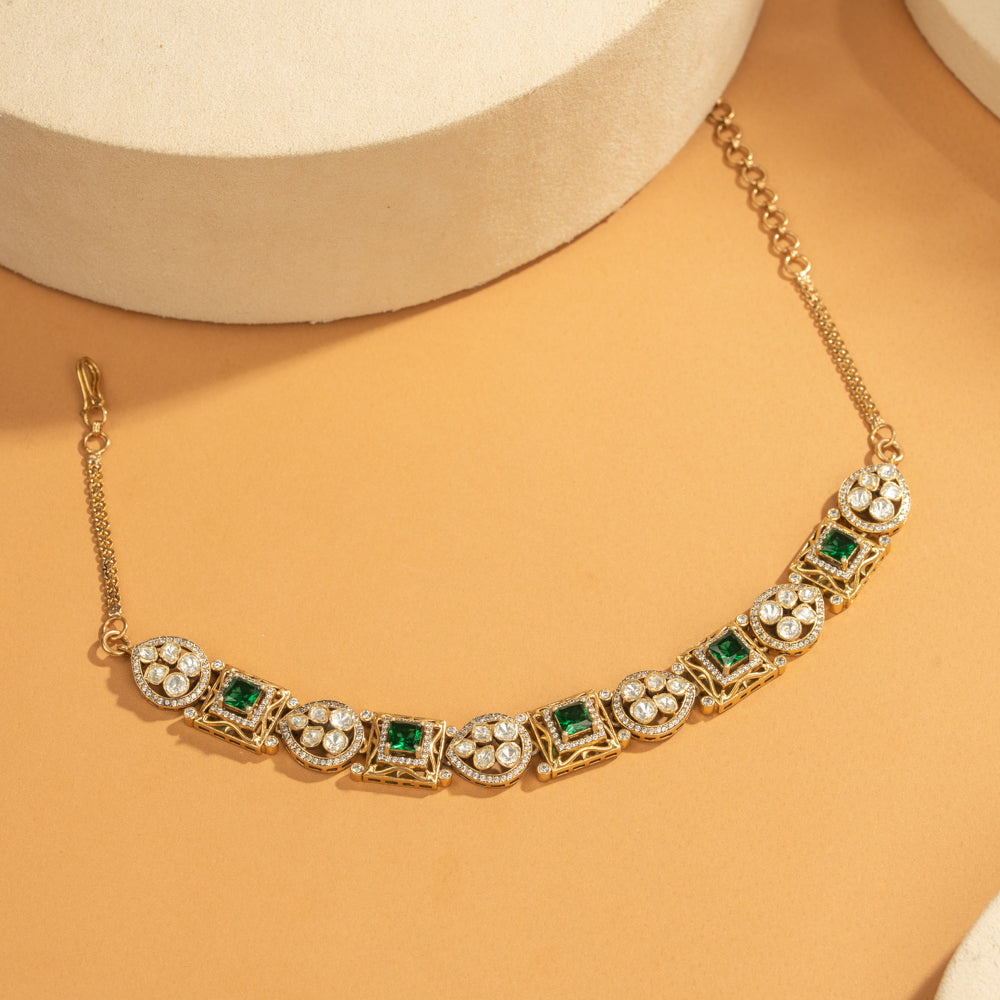 Moissanite choker
