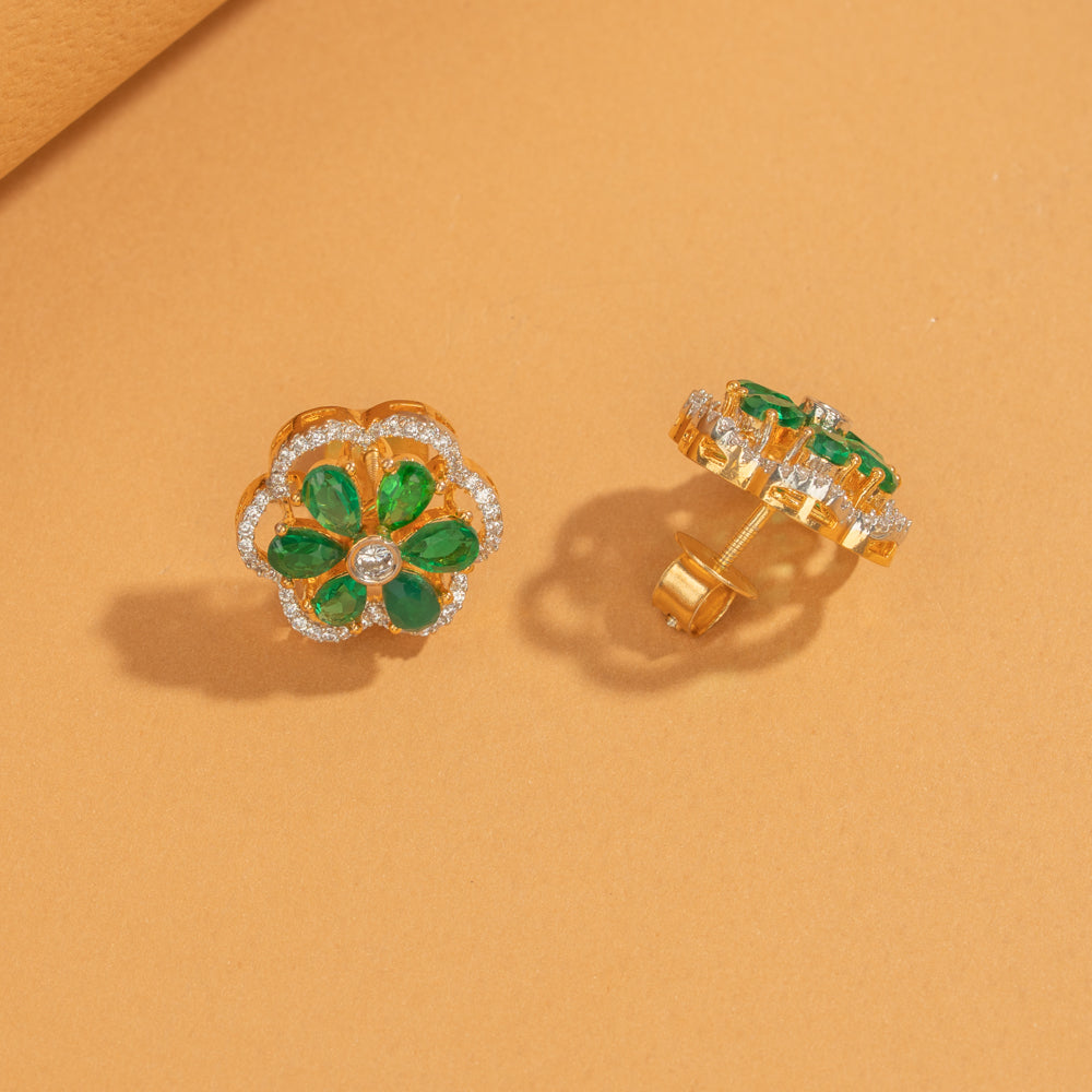 Zircon Studs &amp; Pendant