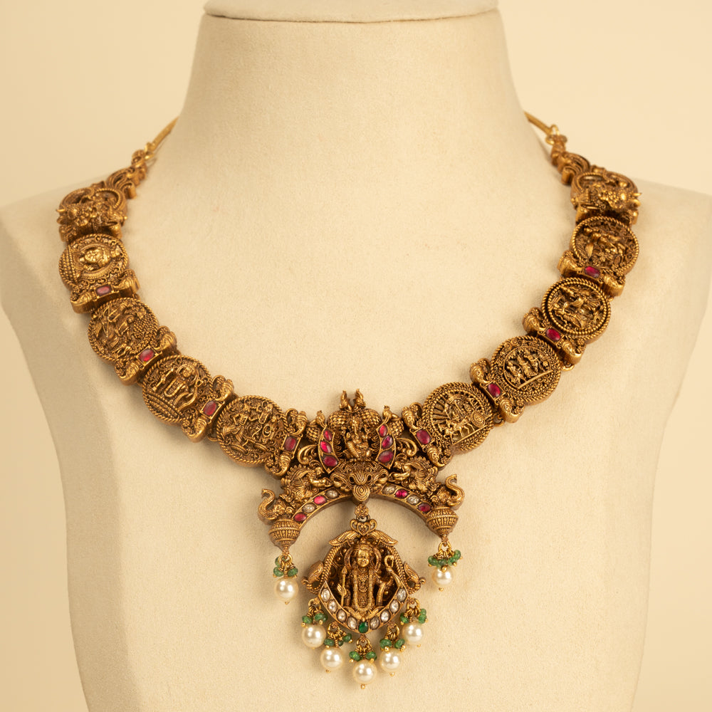 Deep Kundan Necklace