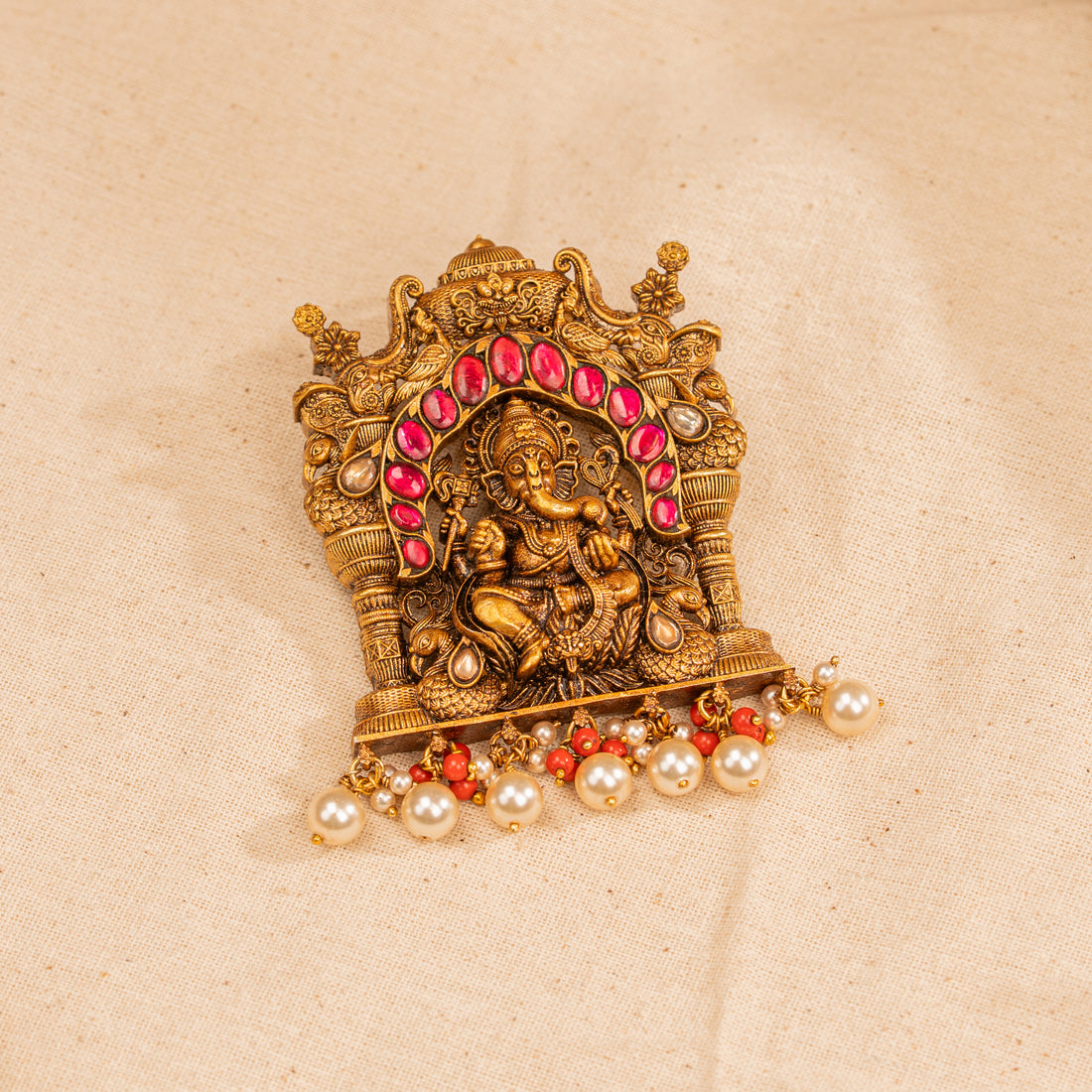 Deep Kundan Pendant