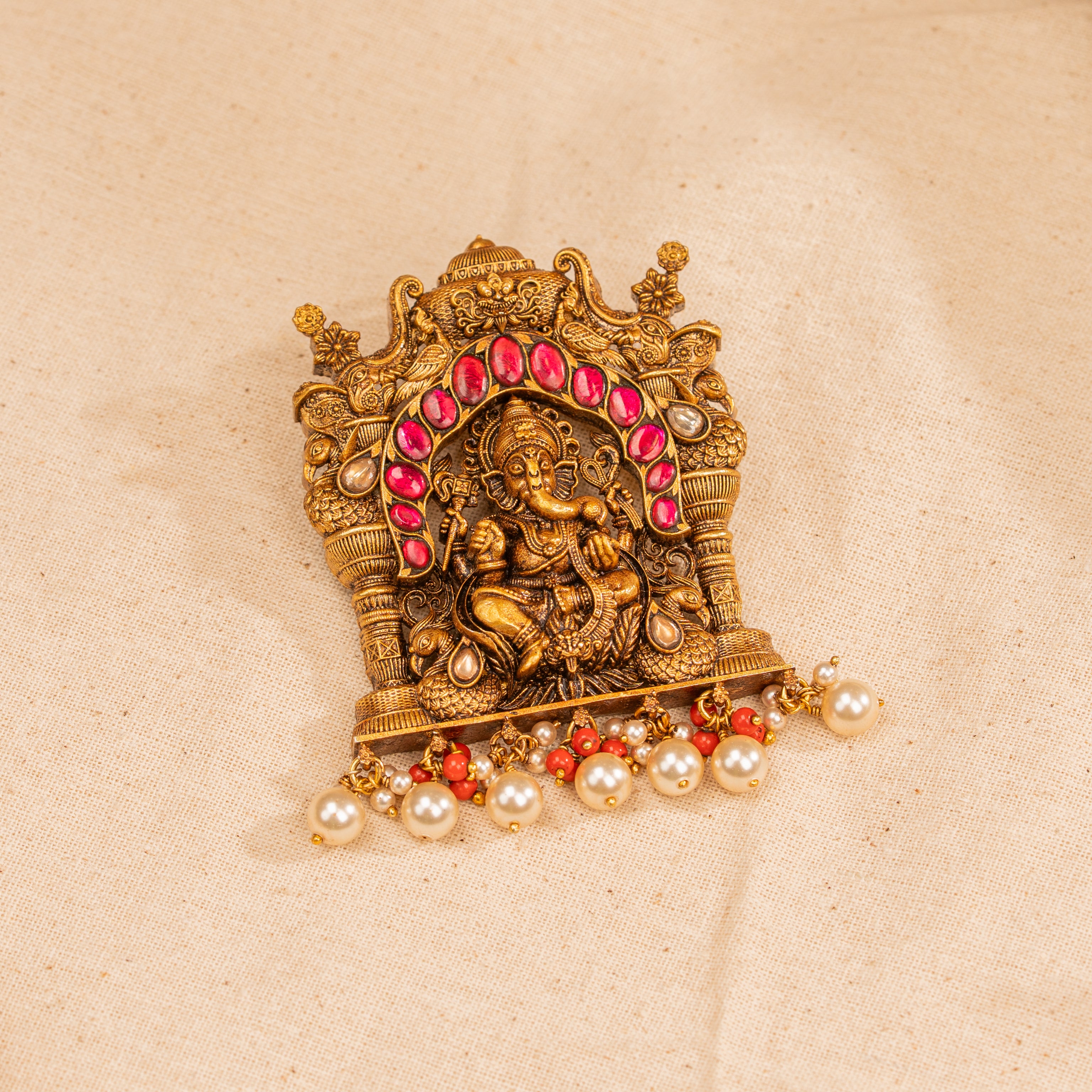 Deep Kundan Pendant