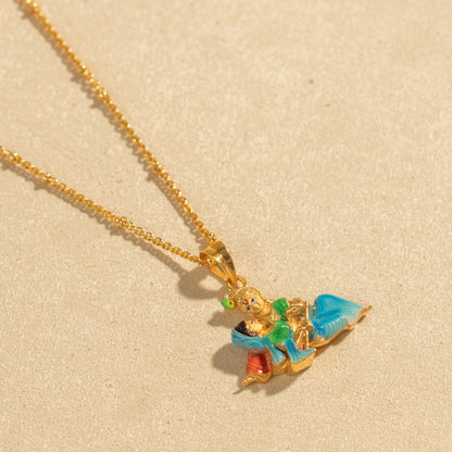 Gold Plated Chain &amp; Pendant Set