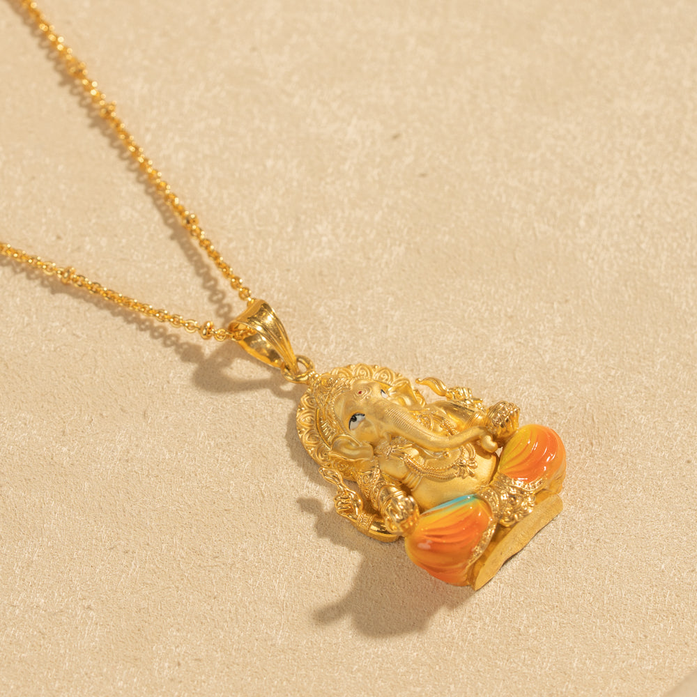 Gold Plated Chain &amp; Pendant Set