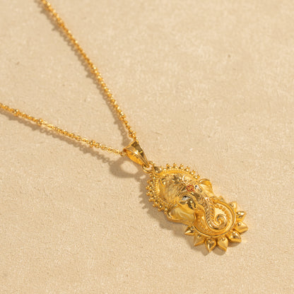 Gold Plated Chain &amp; Pendant Set
