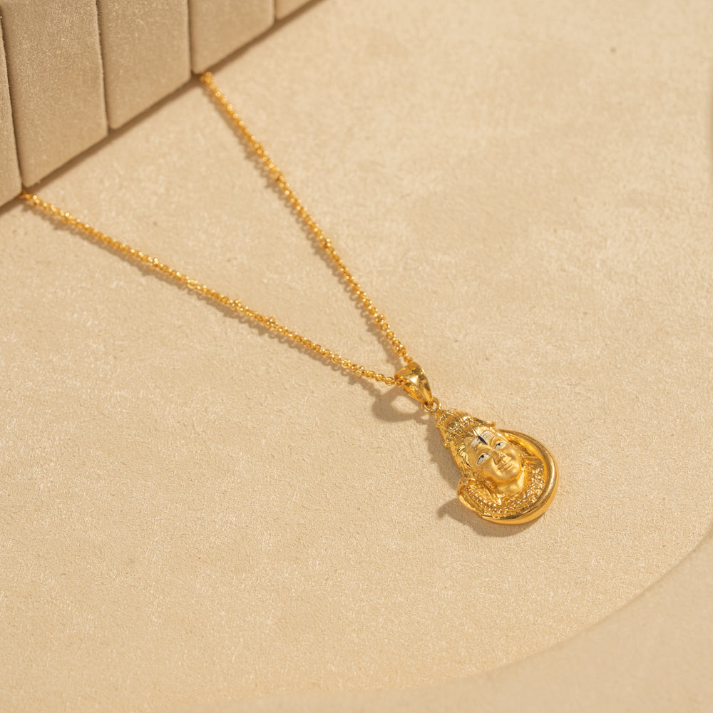 Gold Plated Chain &amp; Pendant Set