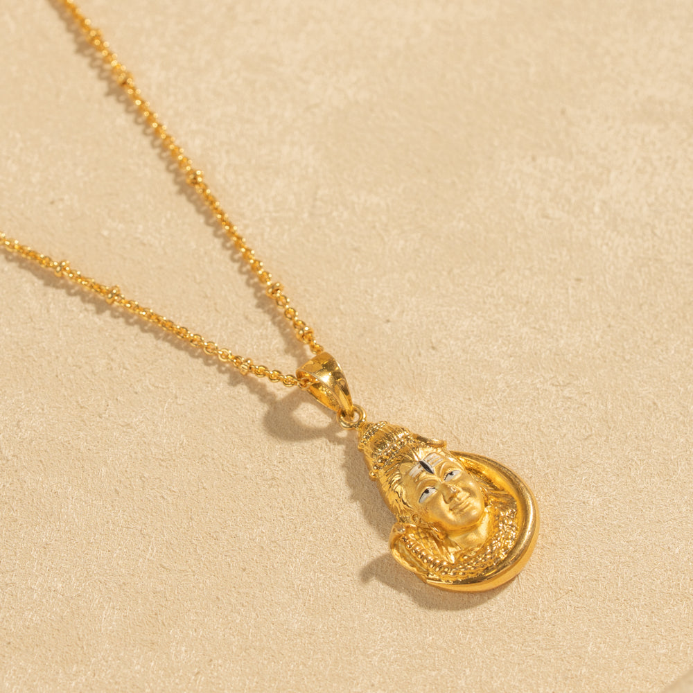 Gold Plated Chain &amp; Pendant Set
