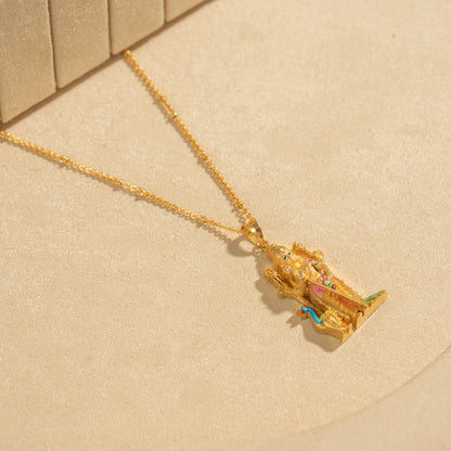 Gold Plated Chain &amp; Pendant Set