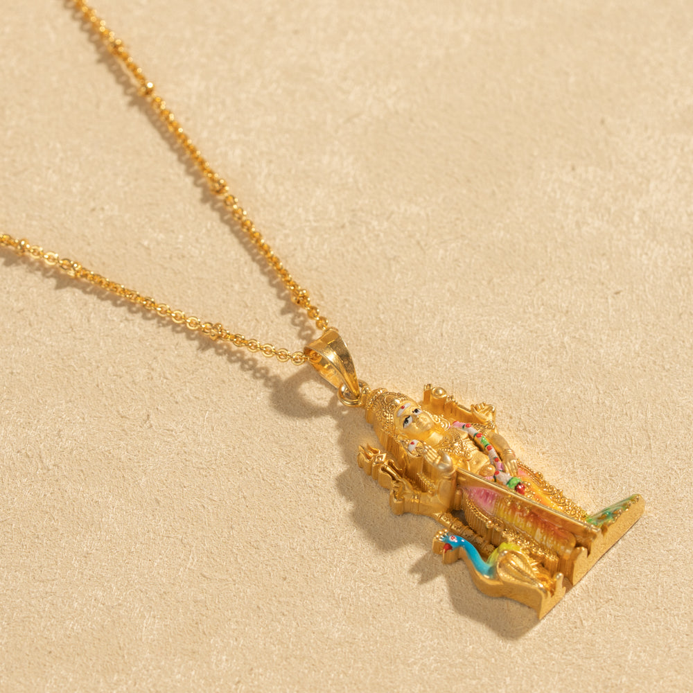Gold Plated Chain &amp; Pendant Set