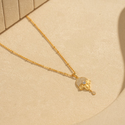 Gold Plated Chain &amp; Pendant Set