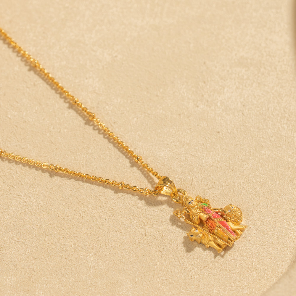 Gold Plated Chain &amp; Pendant Set