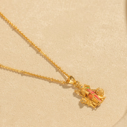 Gold Plated Chain &amp; Pendant Set