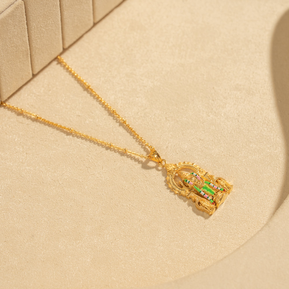 Gold Plated Chain &amp; Pendant Set