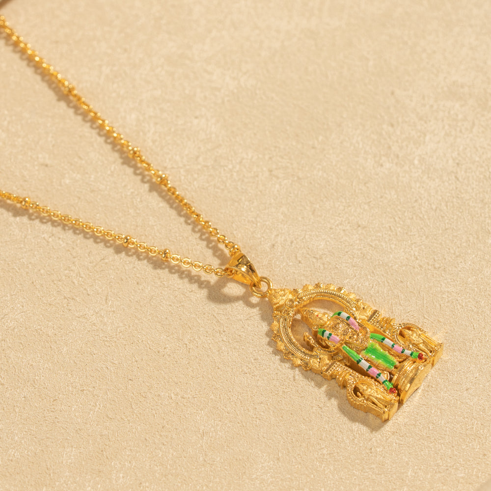 Gold Plated Chain &amp; Pendant Set