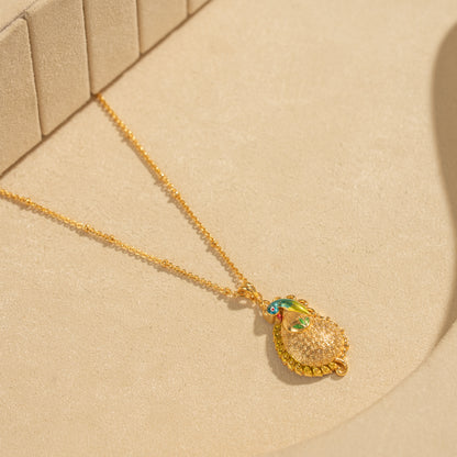 Gold Plated Chain &amp; Pendant Set