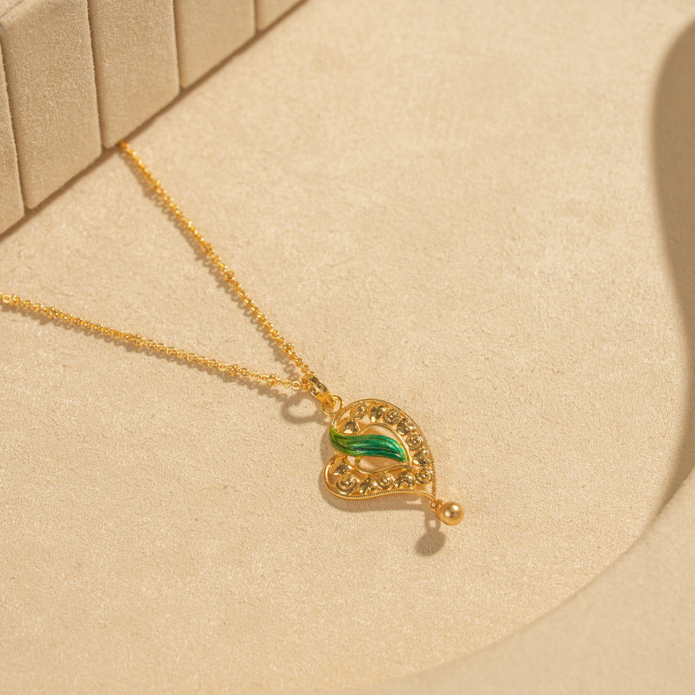 Gold Plated Chain &amp; Pendant Set