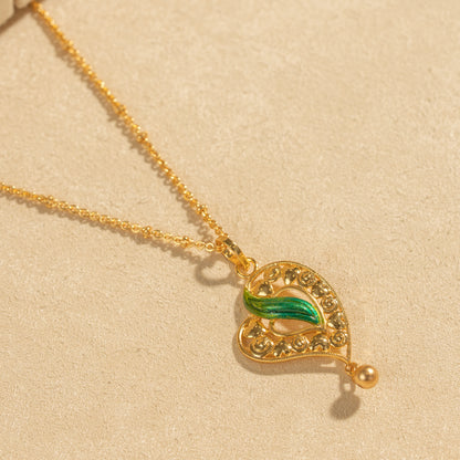 Gold Plated Chain &amp; Pendant Set