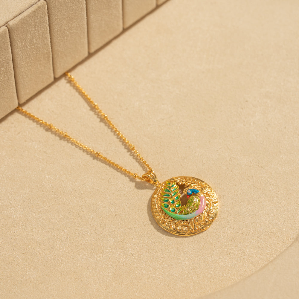 Gold Plated Chain &amp; Pendant Set