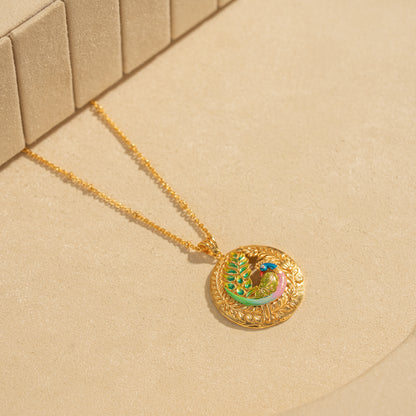Gold Plated Chain &amp; Pendant Set