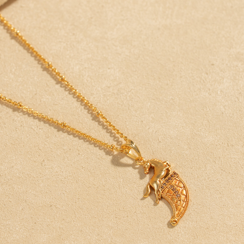 Gold Plated Chain &amp; Pendant Set